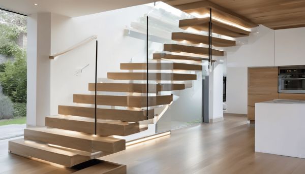 Transformez votre escalier en bois avec des idées modernes