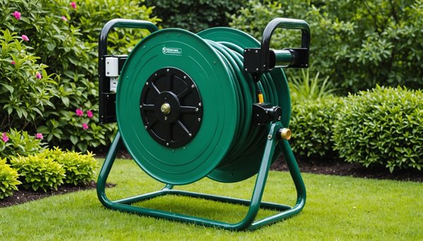 Enrouleur tuyau arrosage 50 mètres : un indispensable jardinier!